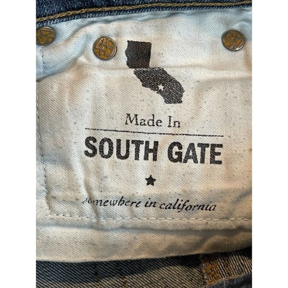 Adriano Goldschmied Womens Jeans Stilt Cigarette Leg BW9681 Cotton Blue Size 25R - Picture 11 of 12